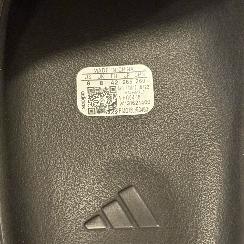 adidas Yeezy Slide Dark Gray Sandals - Picture 3 of 5